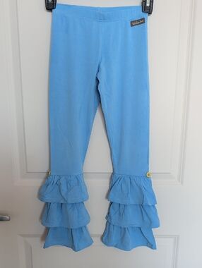 Matilda Jane Light Blue Layered Ruffle Leggings